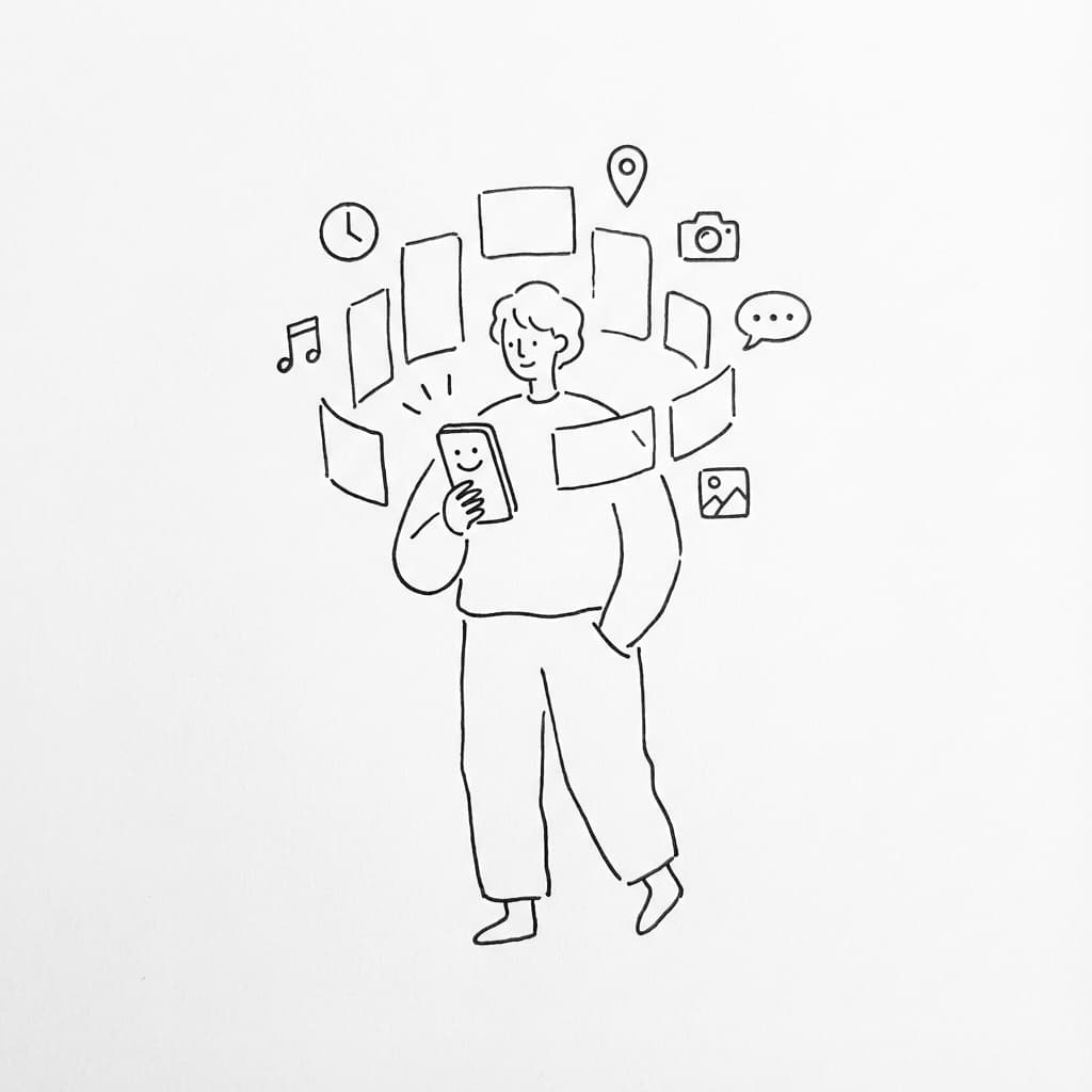 Person using Shortcut Maker